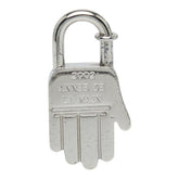 エルメス ANNEE DE LA MAIN 2002 ハンド モチーフ カデナ チャーム シルバー メタル レディース HERMES 【中古】